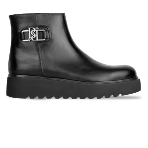 Grace: Bottines Femme - Cuir Noir