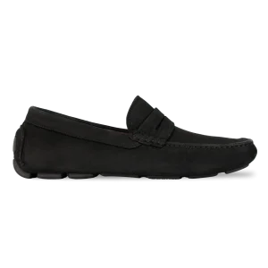 Harvey : Mocassin Homme - Nubuck Noir