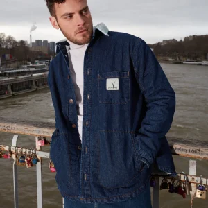 veste HIVERDIAN jean fourrée