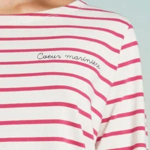 Marinière broderie cœur VENTEST