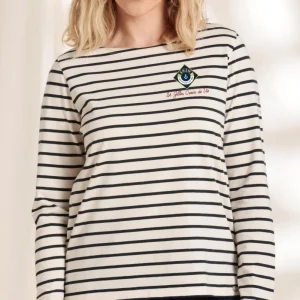 Marinière en coton SNSM