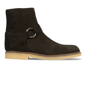 Marlon: Bottes Homme -  Daim Marron