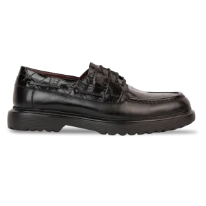 Monarch: Derby Homme - Cuir Noir