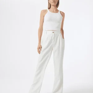 Pantalon en lin fluide