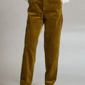 Pantalon en velours jambe arrondie PRONY