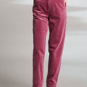 Pantalon en velours jambe arrondie PRONY