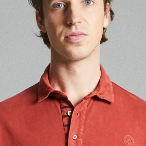 Polo en coton MAGENTA