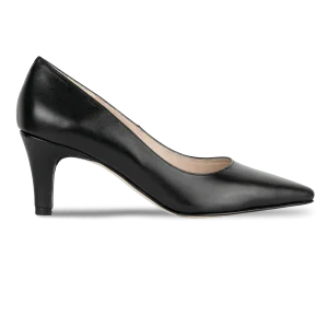 Poppy: Escarpins Femme - Cuir Noir