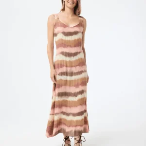 Robe longue tie and dye