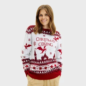 Pull de Noël pour Couple "Christmas is Coming"