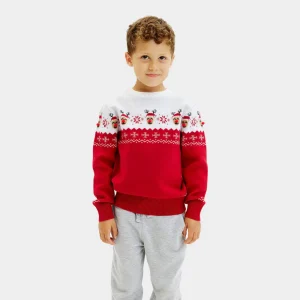 Pull de Noël pour Enfants Renne Adorable