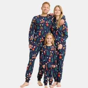 Pyjama de Noël pour Famille avec Girafes