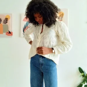 Blouse Célia brodée