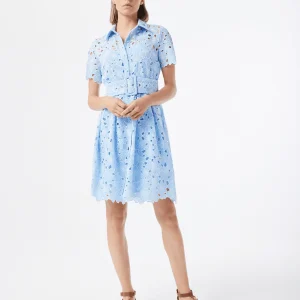 Robe Jasmine courte en broderie