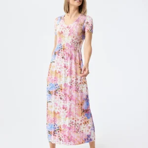 Robe Marie longue plissée