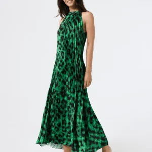 Robe Zoé longue imprimé léopard