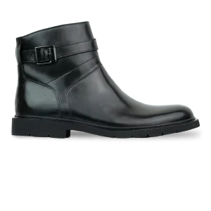 Storm: Boots Homme - Cuir Noir