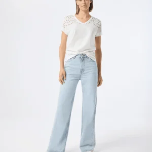 T-shirt Alba avec broderies fleuries
