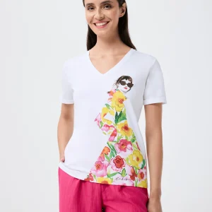 T-shirt Elo en coton coloré