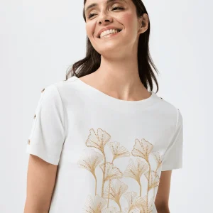 T-shirt Danaé écru et confortable